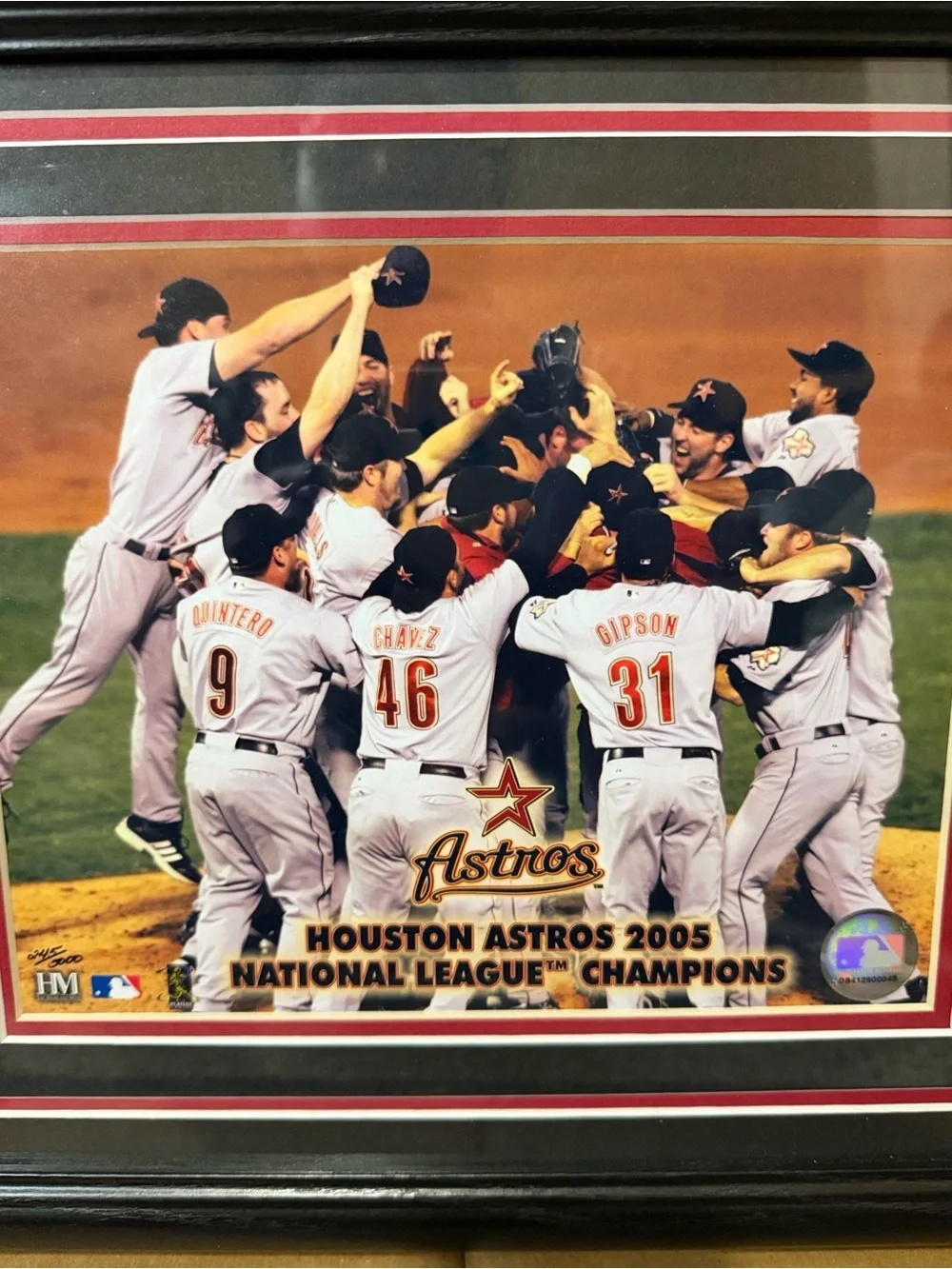 Houston Astros official framed